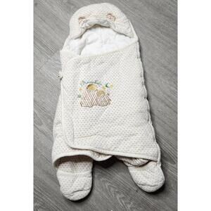 Polka-Dot  And Sheeps baby swaddle wrap One Size Neutral Cozy